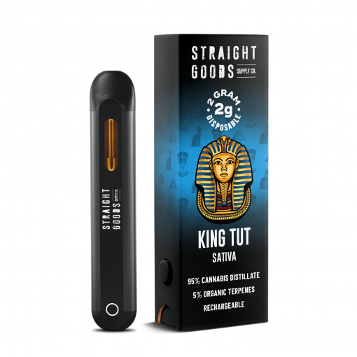 Straight Goods 2 GRAM Disposables – King Tut (Sativa) distillate Buy Weed Online Straight Goods 2 GRAM Disposables – King Tut (Sativa) distillate Buy Weed Online