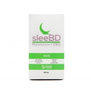 SleeBD – Mint Capsules (600mg CBD)
